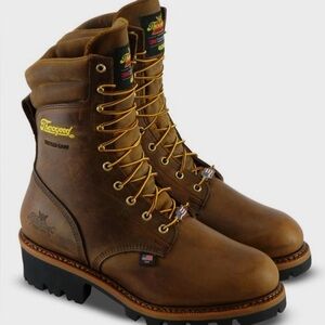 THOROGOOD LOGGER SERIES 9″ CRAZY HORSE WATERPROOF 400G INSULATED STEEL TOE BOOT